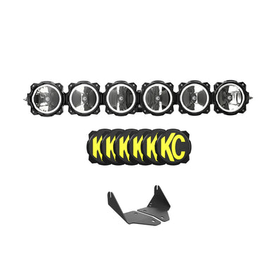 POLARIS RZR TURBO R / PRO XP LIGHT BAR KIT - 39" PRO6 GRAVITY® LED - 6-LIGHT - LIGHT BAR SYSTEM - 120W COMBO BEAM